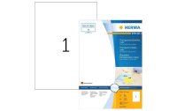 HERMA Universal-Etiketten Transparent 210 x 297 mm, 80 Blatt