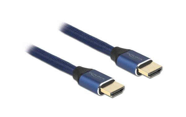 Delock Kabel 8K 60Hz HDMI - HDMI, 1 m, Blau