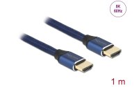 Delock Kabel 8K 60Hz HDMI - HDMI, 1 m, Blau