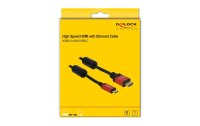 Delock Kabel 4K 30Hz HDMI - Mini-HDMI (HDMI-C), 5 m, Rot