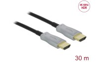 Delock Optisches Kabel 4K 60Hz HDMI - HDMI, 30 m, Schwarz