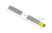 Delock Kabelschlauch zur EMV Abschirmung 2 m x 6 mm Grau
