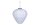 COCON Lampion LED Solar Ballon, Weiss