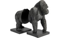 Kare Buchstütze Gorilla Schwarz