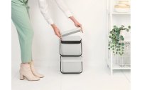 Brabantia Recyclingbehälter Sort & Go 20 l, Hellgrau