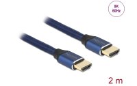 Delock Kabel 8K 60Hz HDMI - HDMI, 2 m, Blau