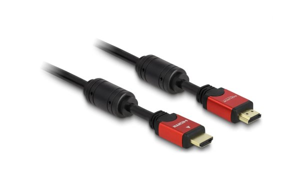 Delock Kabel 4K 30Hz HDMI - HDMI, 2 m, Rot/Schwarz