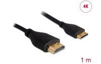 Delock Kabel 4K 30Hz HDMI - Mini-HDMI (HDMI-C), 1 m, Schwarz