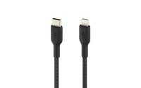 Belkin USB-Ladekabel Braided Boost Charge USB C - Lightning 1 m