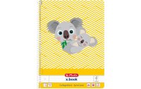 Herlitz Schreibblock Cute Koala A4 80 Blatt liniert
