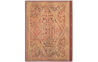 Paperblanks Notizbuch Goldener Pfad 18 x 23 cm, Liniert, Rot