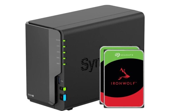 Synology NAS DiskStation DS224+ 2-bay Seagate Ironwolf 2 TB