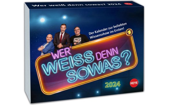 Heye Abreisskalender Wer weiss sowas? 2024