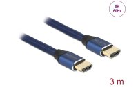 Delock Kabel 8K 60Hz HDMI - HDMI, 3 m, Blau