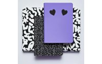 Nuuna Notizbuch Give me your heart, 16.5 x 22 cm, Punktraster