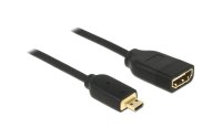 Delock Kabel 4K 60Hz Micro-HDMI (HDMI-D) - HDMI, 0.2 m