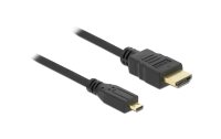 Delock Kabel HDMI - Micro-HDMI (HDMI-D), 2 m, Schwarz
