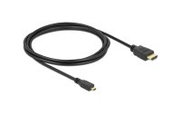 Delock Kabel HDMI - Micro-HDMI (HDMI-D), 2 m, Schwarz