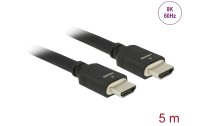 Delock Kabel 8K 60Hz HDMI - HDMI, 5 m, Schwarz