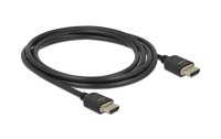 Delock Kabel 8K 60Hz HDMI - HDMI, 2 m, Schwarz