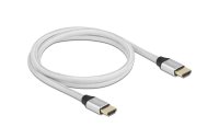 Delock Kabel 8K 60Hz HDMI - HDMI, 1 m, Silber