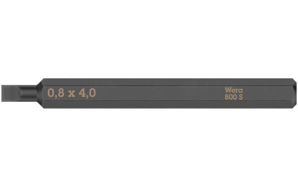 Wera Bit 800 S Schlitz 0.8 x 4 mm, 1-teilig