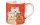 Mila Kaffeetasse Cuddly Cats 280 ml, 6 Stück, Rot