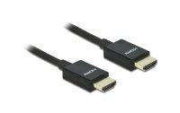 Delock Kabel 8K 60Hz HDMI - HDMI, 2 m, Schwarz