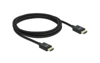 Delock Kabel 8K 60Hz HDMI - HDMI, 2 m, Schwarz