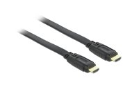 Delock Kabel flach HDMI - HDMI, 3 m, Schwarz