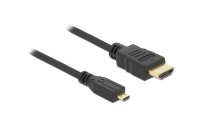 Delock Kabel HDMI - Micro-HDMI (HDMI-D), 3 m, Schwarz