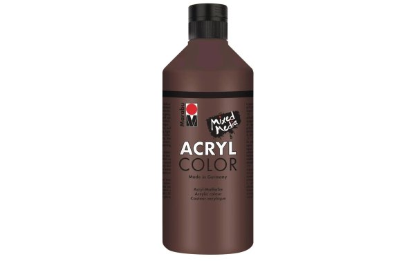 Marabu Acrylfarbe Acryl Color 500 ml Mittelbraun