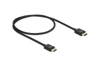 Delock Kabel 8K 60Hz HDMI - HDMI, 0.5 m, Schwarz