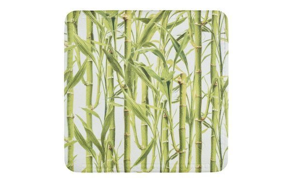 Diaqua Badewanneneinlage Smoothie Bamboo 54.5 cm, Grün/Weiss