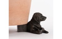 Jardinopia Pflanzentopffüsse Potty Feet Liegender Labrador, 3er Set