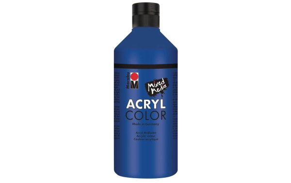 Marabu Acrylfarbe Acryl Color 500 ml Dunkelblau