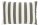 Södahl Kissen Streifen 40 x 60 cm, Grau