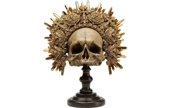 Kare Dekofigur King Skull Gold