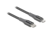 Delock USB-Kabel USB C - Lightning 1 m, Grau