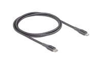 Delock USB-Kabel USB C - Lightning 1 m, Grau