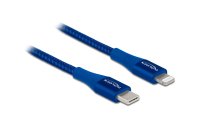 Delock USB-Kabel USB C - Lightning 1 m, Blau