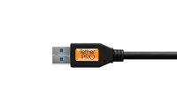 Tether Tools Kabel TetherPro USB 3.0 zu Male B, 4.6 Meter Schwarz