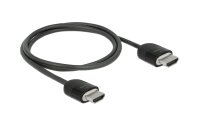 Delock Kabel 4K 60Hz HDMI - HDMI, 1 m, Schwarz