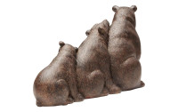 Kare Dekofigur Relaxed Bear Family Braun