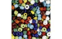 Creativ Company Rocailles-Perlen 130 g, Mehrfarbig