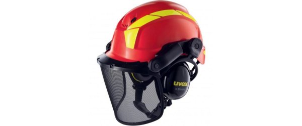 uvex Schutzhelm Pheos Forestry, Rot