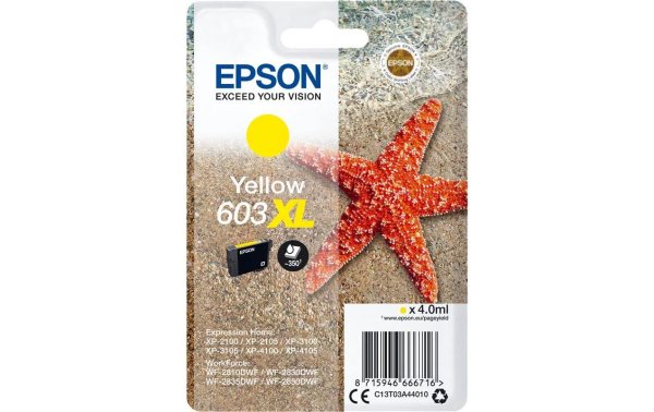 Epson Tinte 603XL / C13T03A44010 Yellow