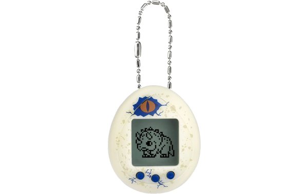 BANDAI Tamagotchi Nano Jurassic Dinosaur Egg Weiss-Gelb