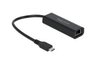 Delock Netzwerk-Adapter USB-C – RJ45 2.5Gbps schwarz