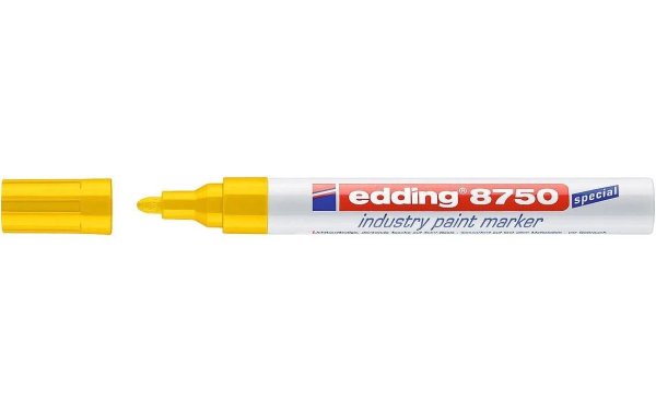 edding Lackmarker Industrie 8750 Gelb, 1 Stück